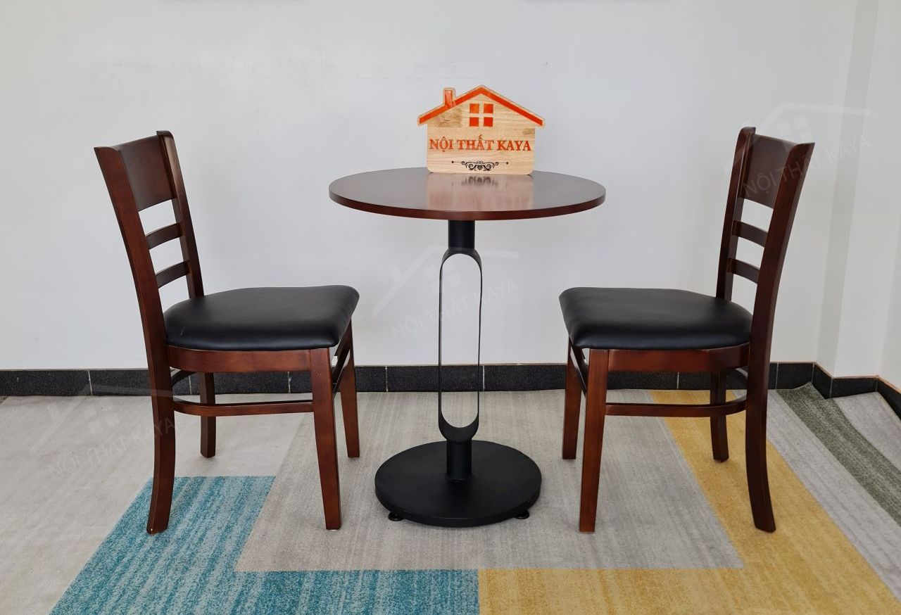 Cabin - Mostar 2 Ghế + Bàn Chân Sắt Ky-gh 101 (1)