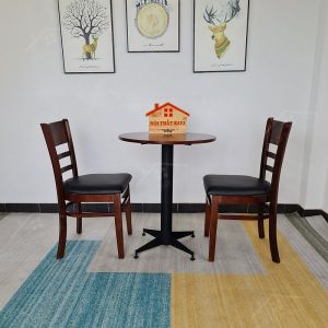 Cabin - Mostar 2 Ghế + Bàn Chân Sắt Ky-gh 102
