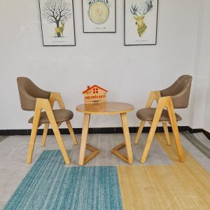 Ema 2 Ghế + Bàn ChÂn V