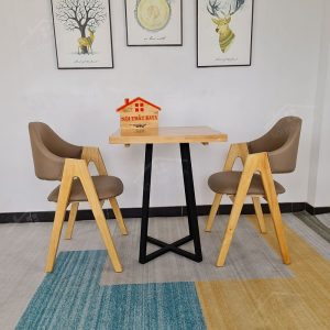 Ema 2 Ghế + Bàn Chân Sắt Ky-gh 103