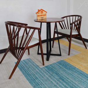Genny 2 Ghế + Bàn Chân Sắt Ky-gh 103 (3)