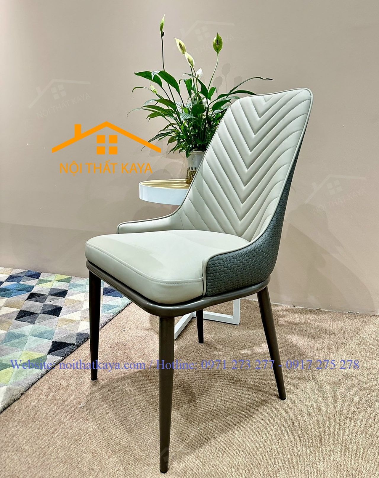Ghế Khung Thép Sơn Tĩnh điện Bọc Da Microfiber Ky-gh 04 (11)