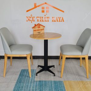 Grace 2 Ghế Bàn Chân Sắt Ky-gh102 Tròn (1)