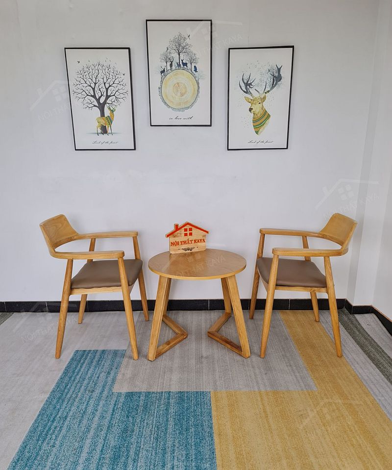 Hirosima 2 Ghế + Bàn Chân V