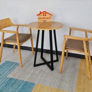 Hirosima 2 Ghế + Bàn Chân Sắt Ky-gh 103 Tròn (2)