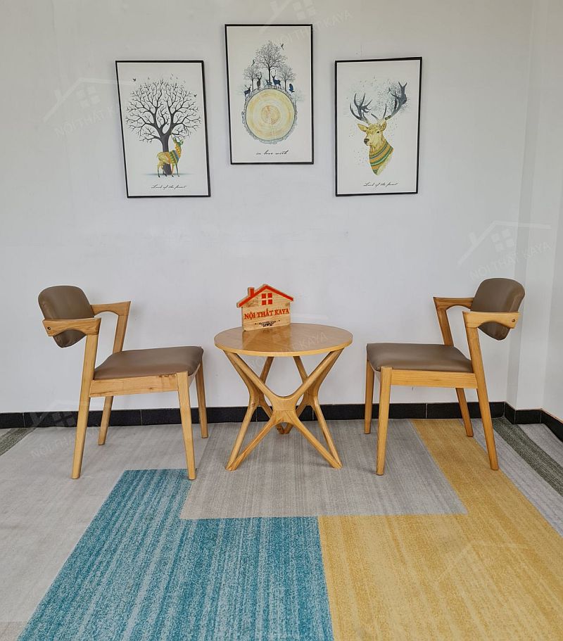 Kai 2 Ghế + Bàn Chân Sao