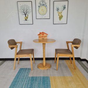 Kai 2 Ghế + Bàn Chân TrỤ