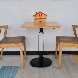 Kai 2 Ghế + Bàn Chân Sắt Ky-gh 101 Vuông (1)
