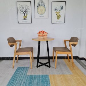 Kai 2 Ghế + Bàn Chân Sắt Ky-gh 103