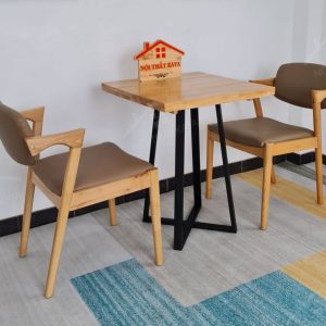 Kai 2 Ghế + Bàn Chân Sắt Ky-gh 103 Vuông (3)