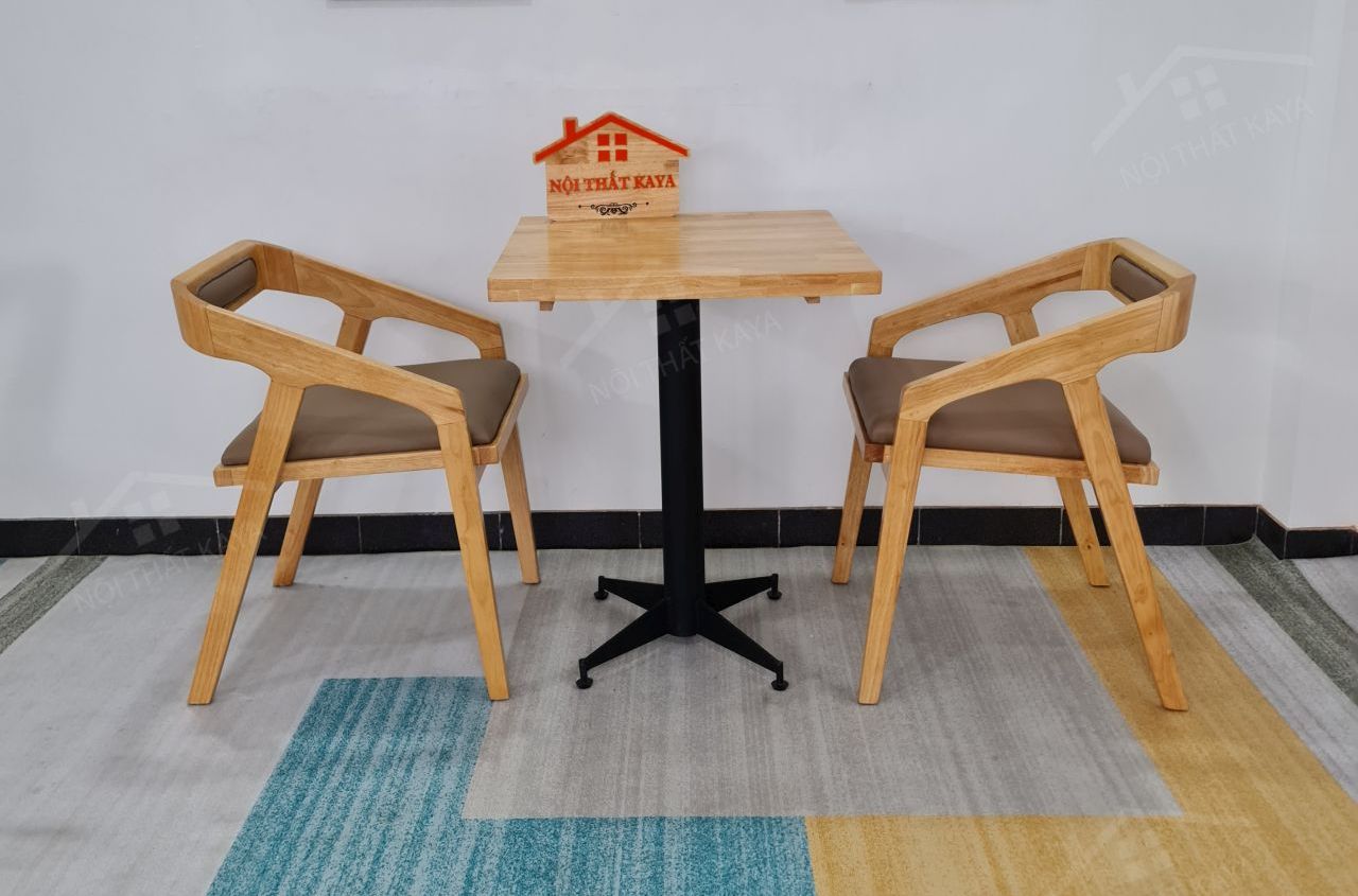 Kantana 2 Ghế + Bàn Chân Sắt Ky-gh 102 Vuông (1)