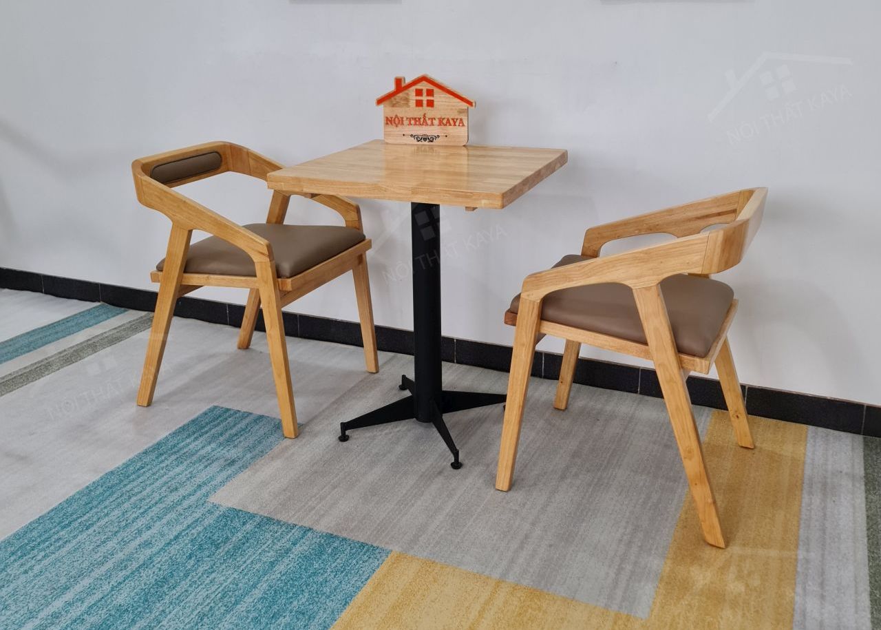 Kantana 2 Ghế + Bàn Chân Sắt Ky-gh 102 Vuông (2)