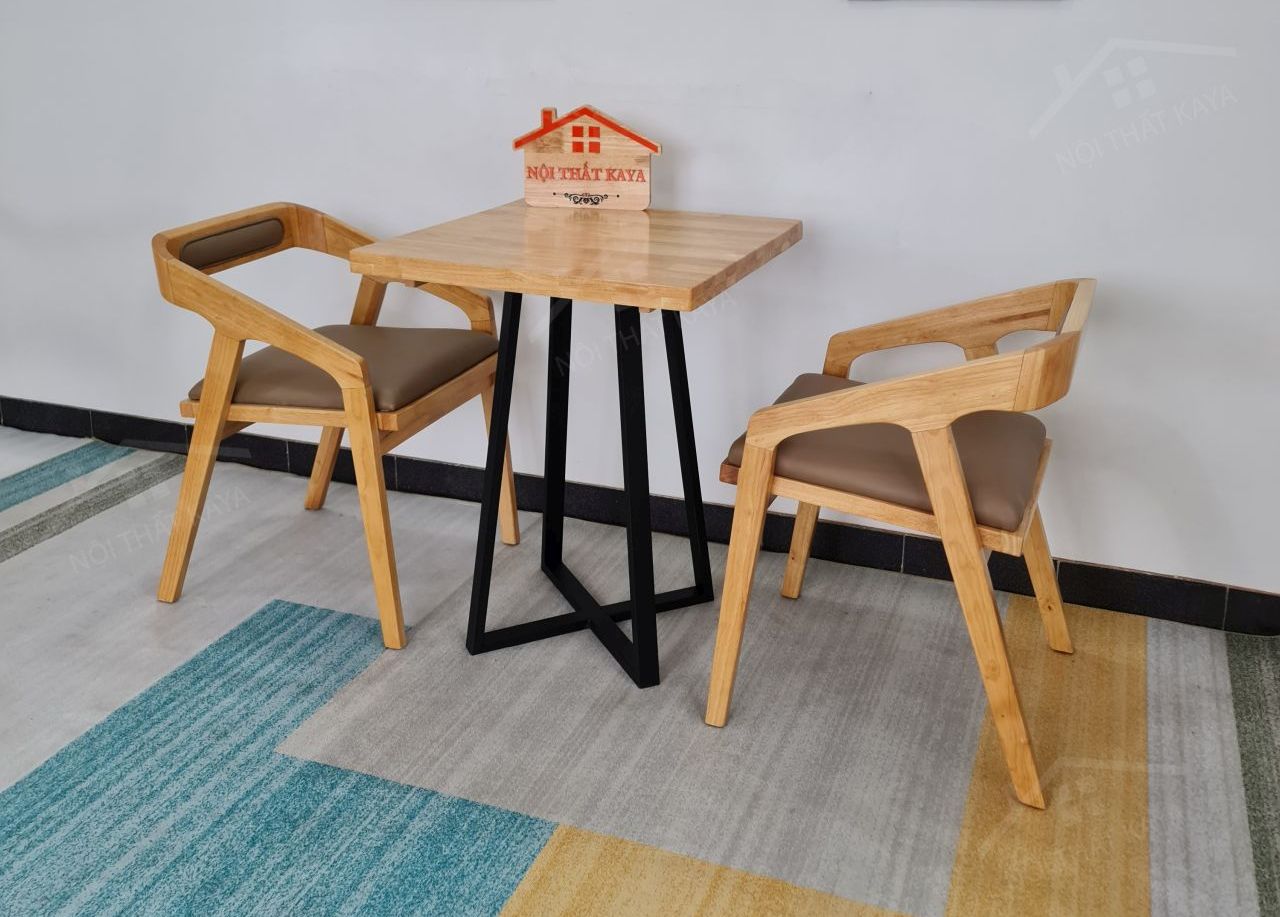 Kantana 2 Ghế + Bàn Chân Sắt Ky-gh 103 Vuông (2)