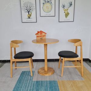 Luna 2 Ghế + Bàn Chân TrỤ