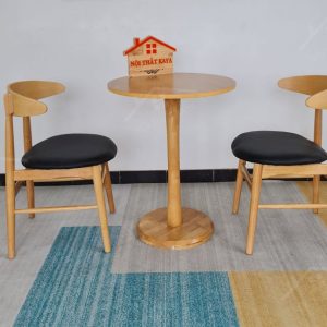 Luna 2 Ghế + Bàn Chân Trụ (1)