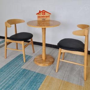 Luna 2 Ghế + Bàn Chân Trụ (2)