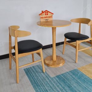 Luna 2 Ghế + Bàn Chân Trụ (3)