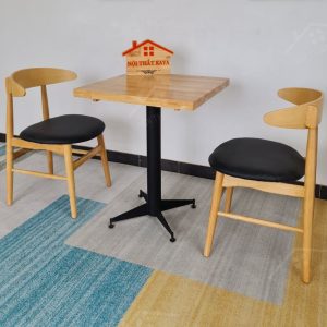 Luna 2 Ghế + Bàn Chân Sắt Ky-gh 102 (2)