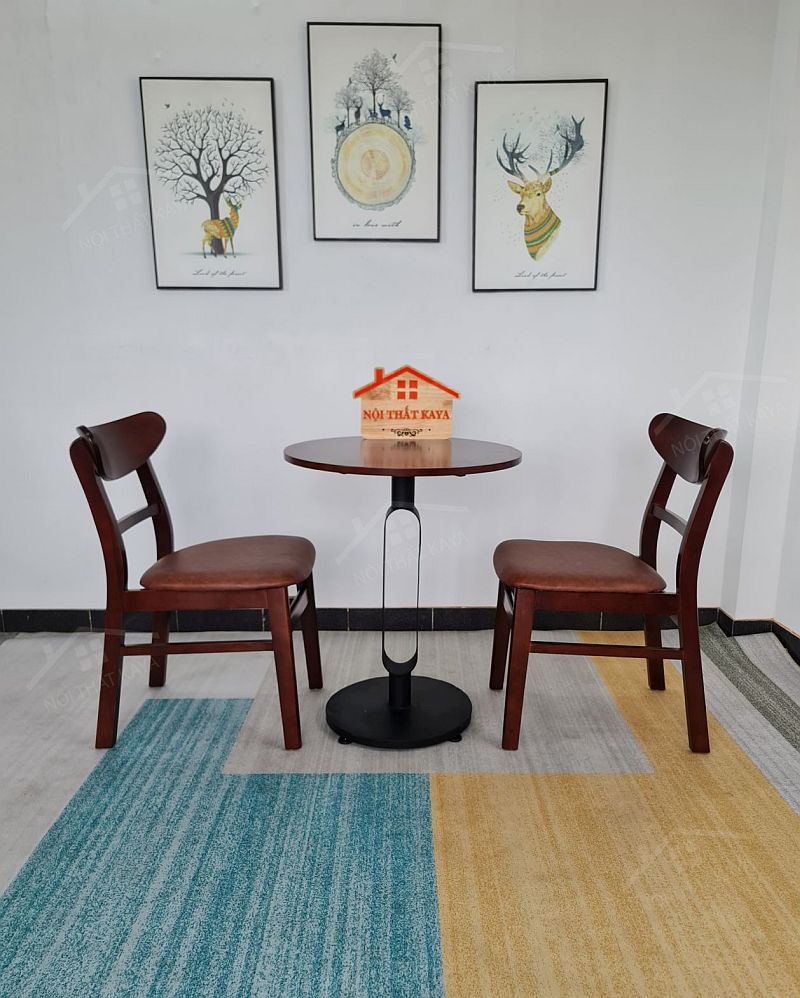 Mango 2 Ghế + Bàn Chân Sắt Ky-gh 101