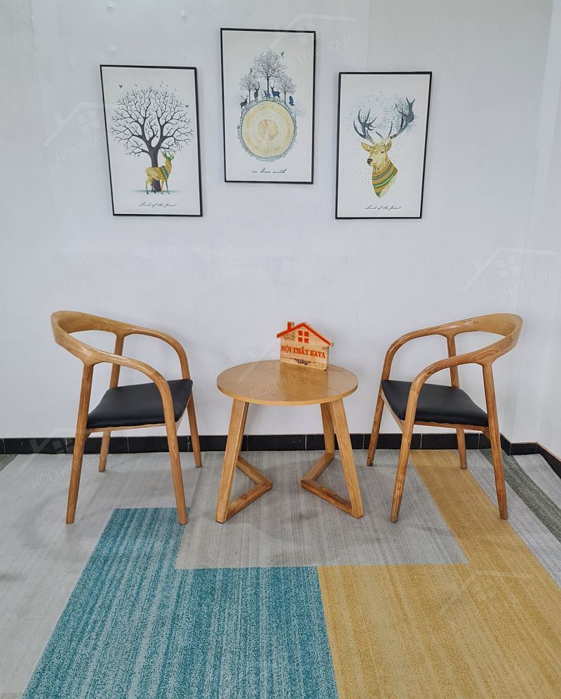 Neva 2 Ghế + Bàn Chân V