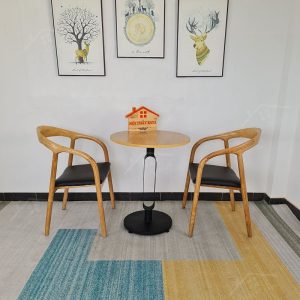 Neva 2 Ghế + Bàn Chân Sắt Ky-gh 101