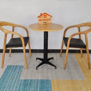 Neva 2 Ghế + Bàn Chân Sắt Ky-gh 102 Tròn (1)