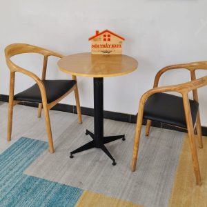 Neva 2 Ghế + Bàn Chân Sắt Ky-gh 102 Tròn (2)