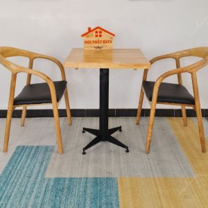 Neva 2 Ghế + Bàn Chân Sắt Ky-gh 102 Vuông (1)