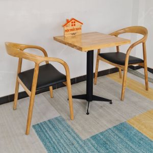 Neva 2 Ghế + Bàn Chân Sắt Ky-gh 102 Vuông (3)