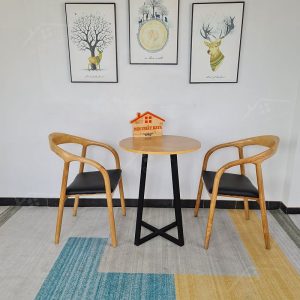 Neva 2 Ghế + Bàn Chân Sắt Ky-gh 103