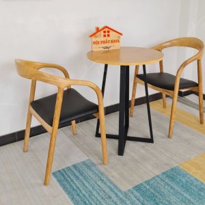 Neva 2 Ghế + Bàn Chân Sắt Ky-gh 103 Tròn (3)