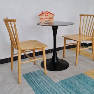 Requin 2 Ghế + Bàn đá Chân Tulip (3)