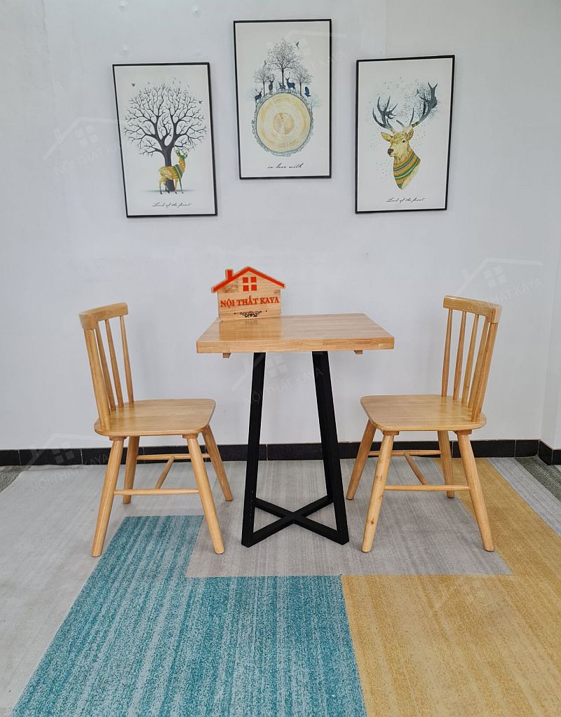 Song TiỆn 2 Ghế + Bàn Chân Sắt Ky-gh 103