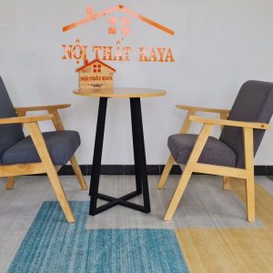 Sofa 2 Ghế + Bàn Chân Sắt Ky-gh 103 (1)