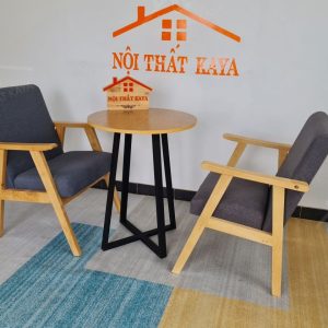 Sofa 2 Ghế + Bàn Chân Sắt Ky-gh 103 (2)
