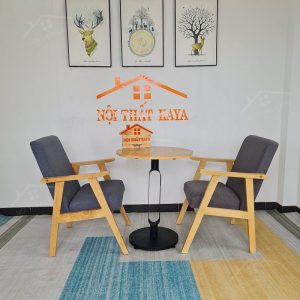 Sofa 2 Ghế + Bàn Chân Sắt Ky-gh101 - Thumbnail