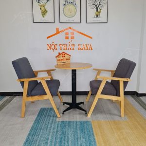 Sofa 2 Ghế + Bàn Chân Sắt Ky-gh102 - Thumbnail