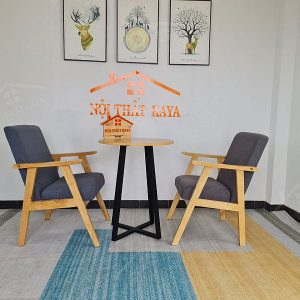 Sofa 2 Ghế + Bàn Chân Sắt Ky-gh103 - Thumbnail