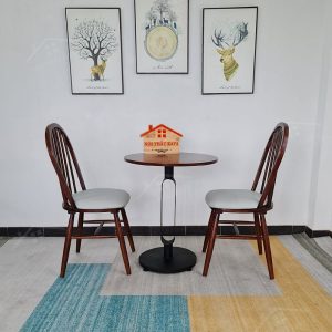 Windsor 2 Ghế + Bàn Chân Sắt Ky-gh 101