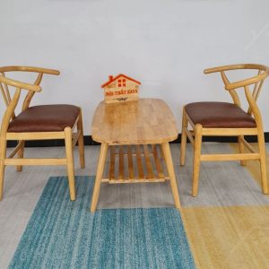 Wishbon 2 Ghế + Bàn Ky-gh 110 (1)