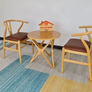 Wishbon 2 Ghế + Bàn Chân Sao (2)