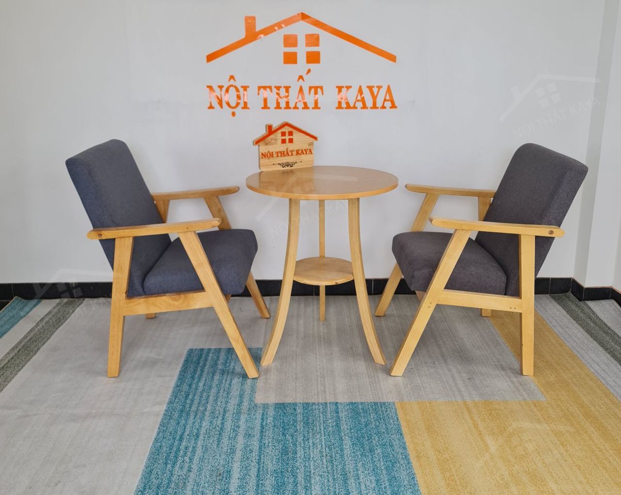 Sofa 2 Ghế + Bàn 2 Tầng (1)