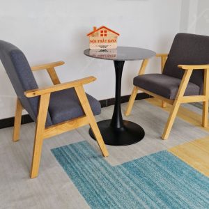Sofa 2 Ghế + Bàn đá Chân Tulip (3)