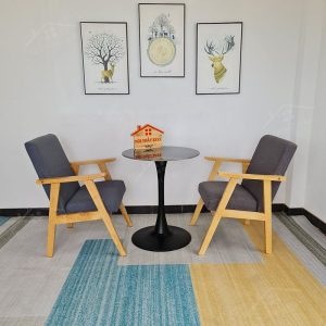Sofa 2 Ghế + Bàn đá Chân Tulip - Thumbnail