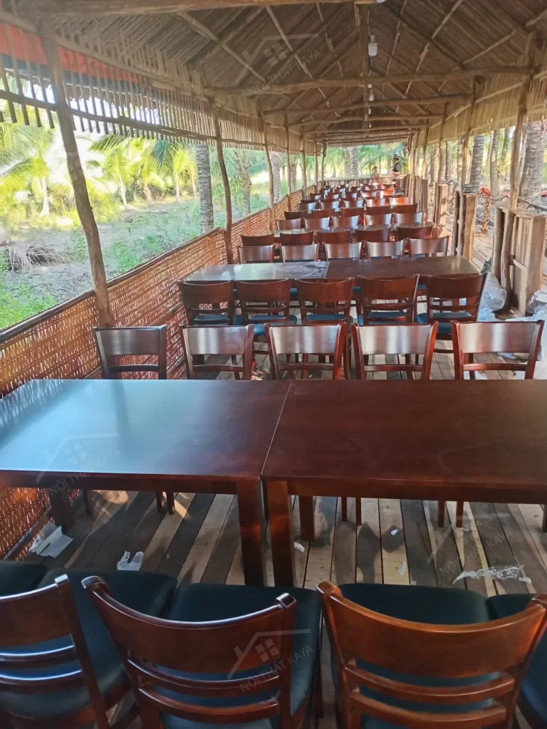 Lắp đặt Bàn Ghế Nhà Hàng Sân Vườn Tại Đồng Nai (2)