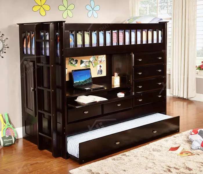 Giường Tầng Gỗ Công Nghiệp 023