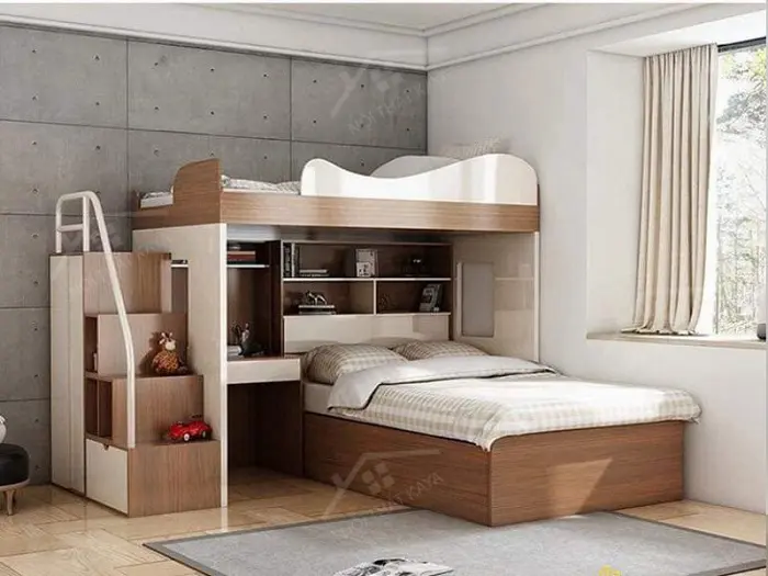 Giường Tầng Gỗ Công Nghiệp 027
