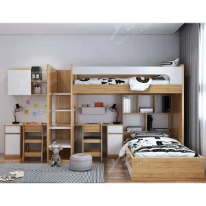 Giường Tầng Gỗ Công Nghiệp 038 (2)