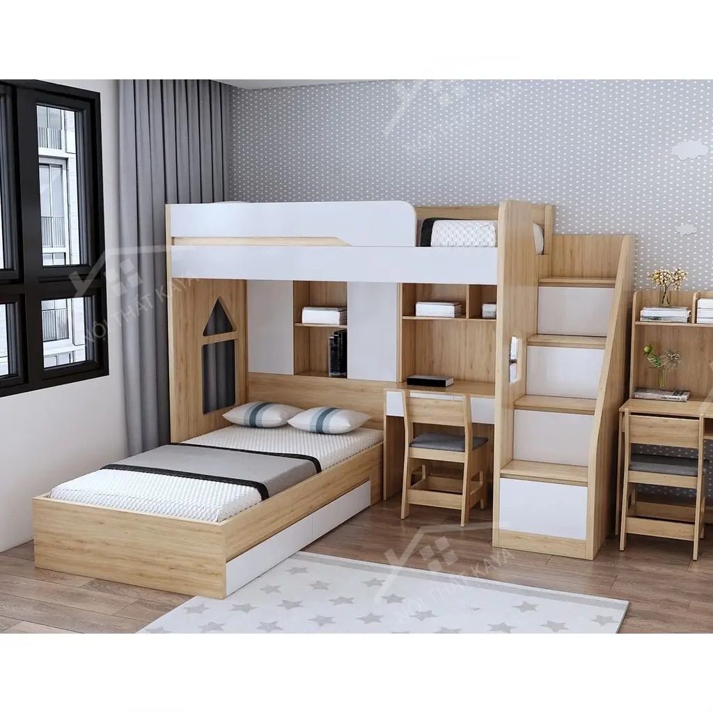 Giường Tầng Gỗ Công Nghiệp 039 (3)