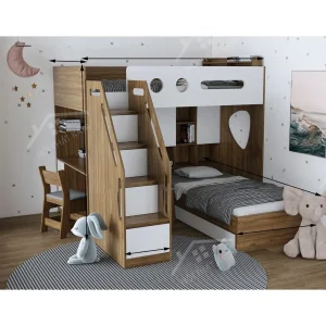 Giường Tầng Gỗ Công Nghiệp 042 (2)
